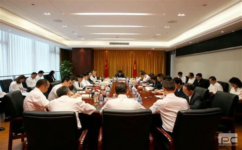 省自然J9集团投资集团党委召开主题教育钻研交流会暨理论学习中心组专题学习（扩大）聚会