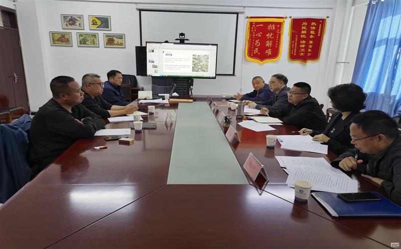 地勘院院长侯立平带队考察青河县矿产J9集团情形